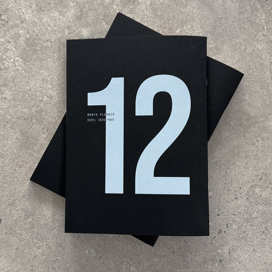 Kariniti’s 12-Month Planner for 2025/2026 (Jewish year תשפ"ו) is a compact and practical calendar-style planner designed for those who want to see the year laid out in front of them – month by month.
What’s inside?
Full yearly spread for September 2025 - August 2026 (תשפ"ו) – including Hebrew holidays and moon phases (similar to our wall calendar poster).
12 monthly spreads – with both Gregorian and Hebrew dates, holidays, and moon signs.
12 lined pages for lists, notes, and reflections.
Design details