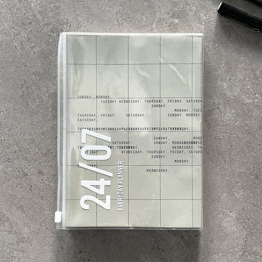 24/07 Everyday Planner - Grey