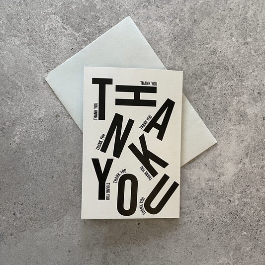 כרטיס ברכה - Thank You
