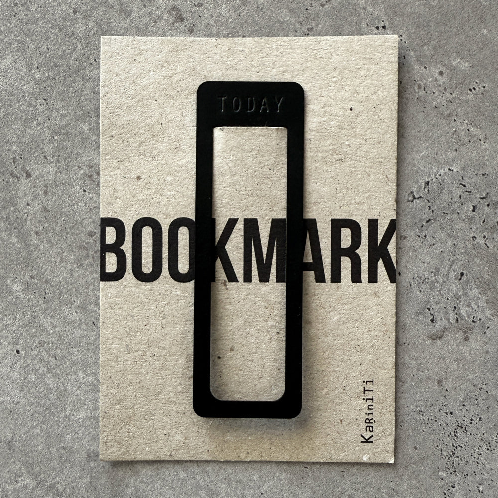 Paper Clip Bookmark - Black