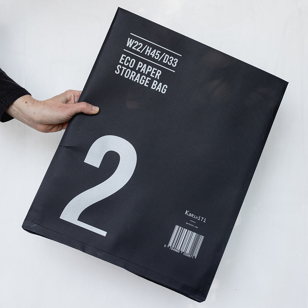 Eco Paper Storage Bag – Large - Black