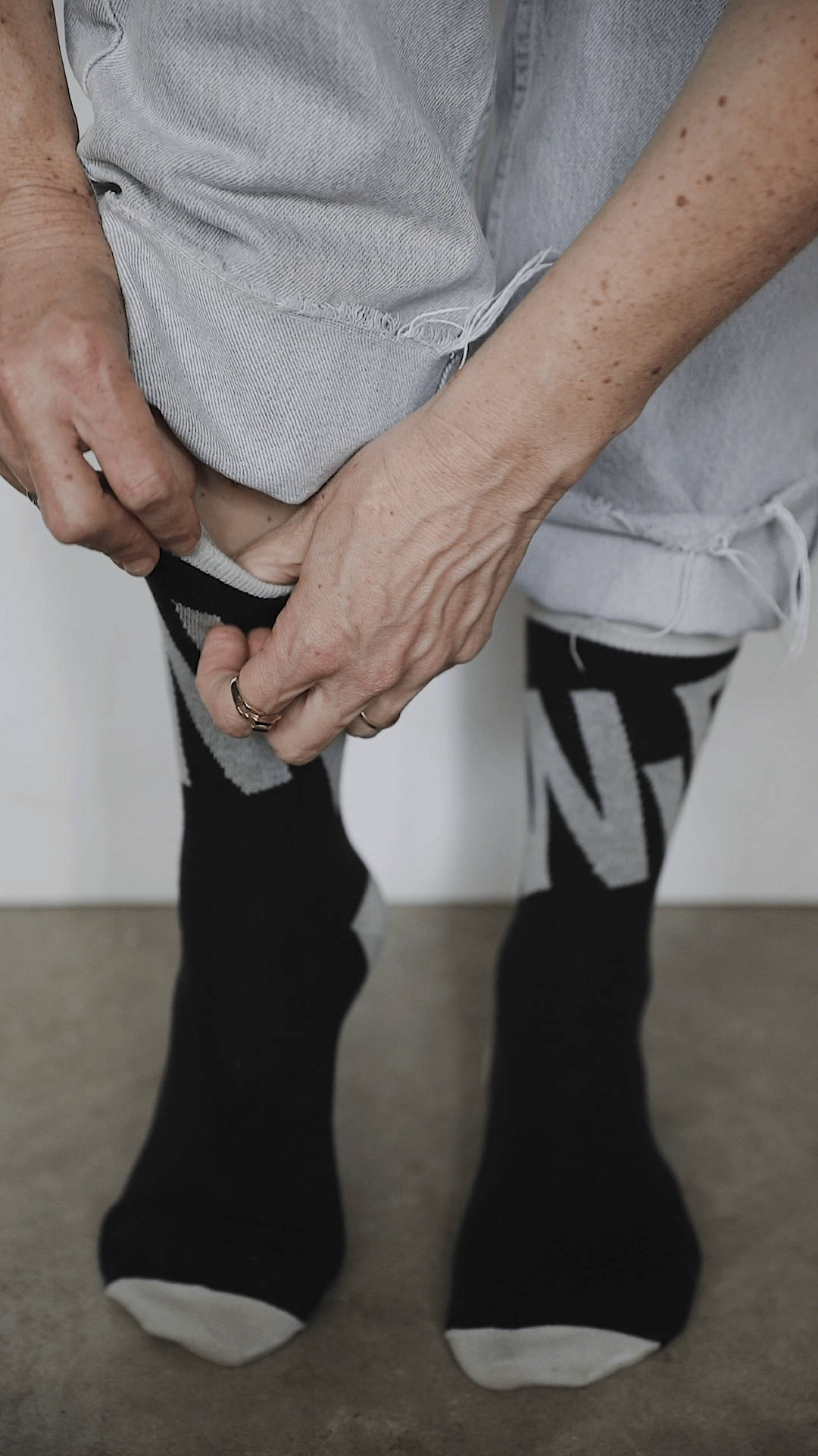 WIP - Unisex Socks Collection by KaRiniTi - Black