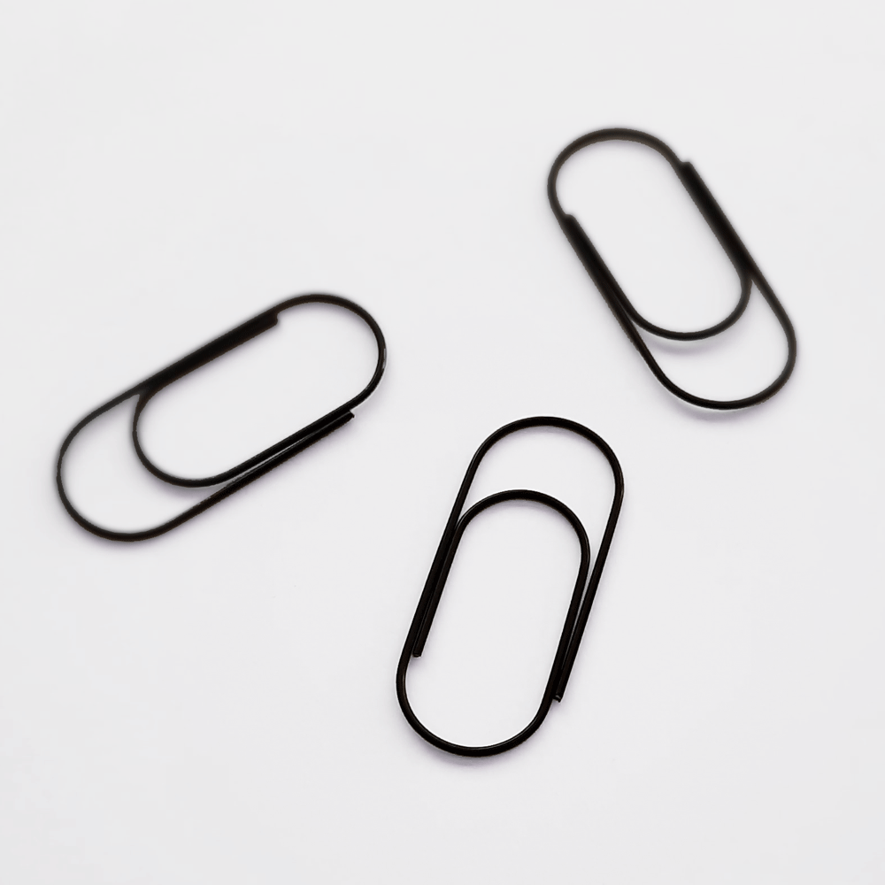 Paper Clip - Gold / Black
