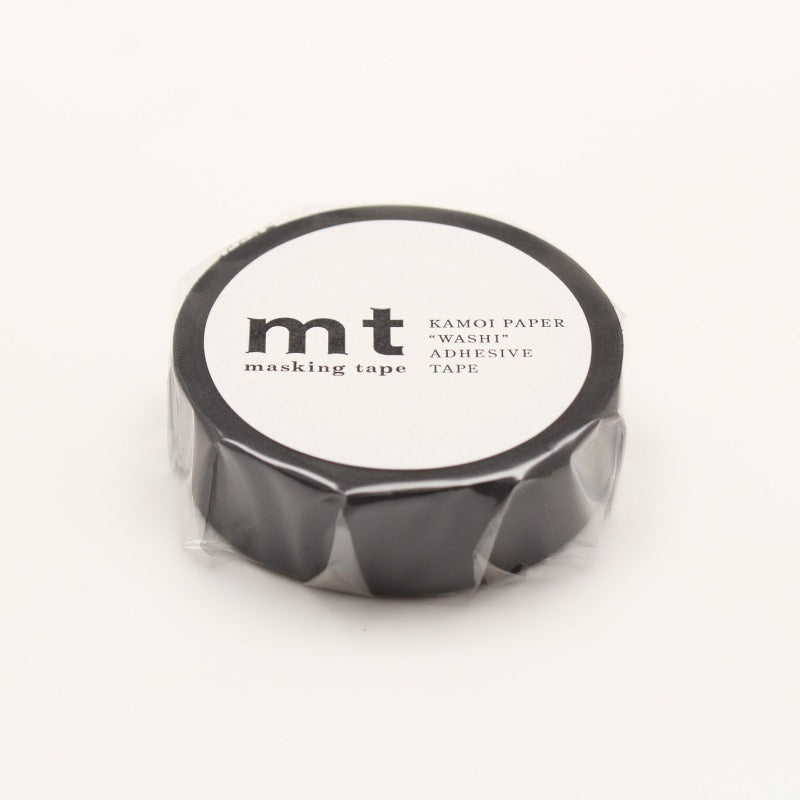 Masking Tape - matte black "Washi" - KaRiniTi