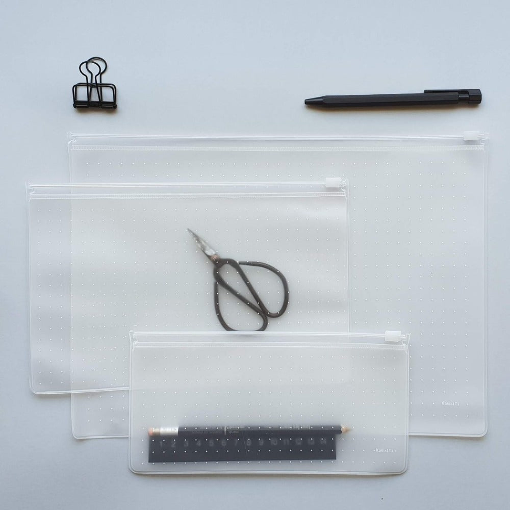 Transparent Zip Case - Large - KaRiniTi