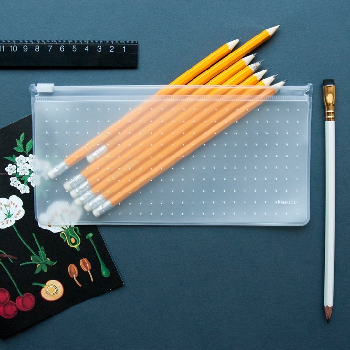 Transparent Zip Case - Small - KaRiniTi