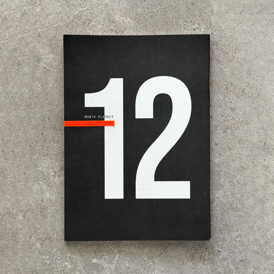KaRiniTi 12 Month Planner 2026-2027 תשפ"ז — Black Cover