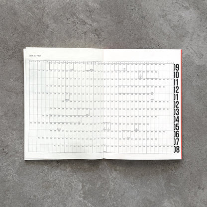 12-Month Planner open on the full-year overview grid
