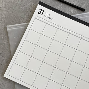 The Deluxe - 2023-2024 Calendar - Combo  In this combo you'll find:  > Weekly Calendar - Black / Gray cover  > 07 Days Planner - Weekly Organizer  > 31 Days Planner - Monthly Organizer  > To Do List - Paper Block  > Black Ruler  > Black Pencil  > Hexagon 0.35 Black Gel Pan - Black   > 2 Black Clip
