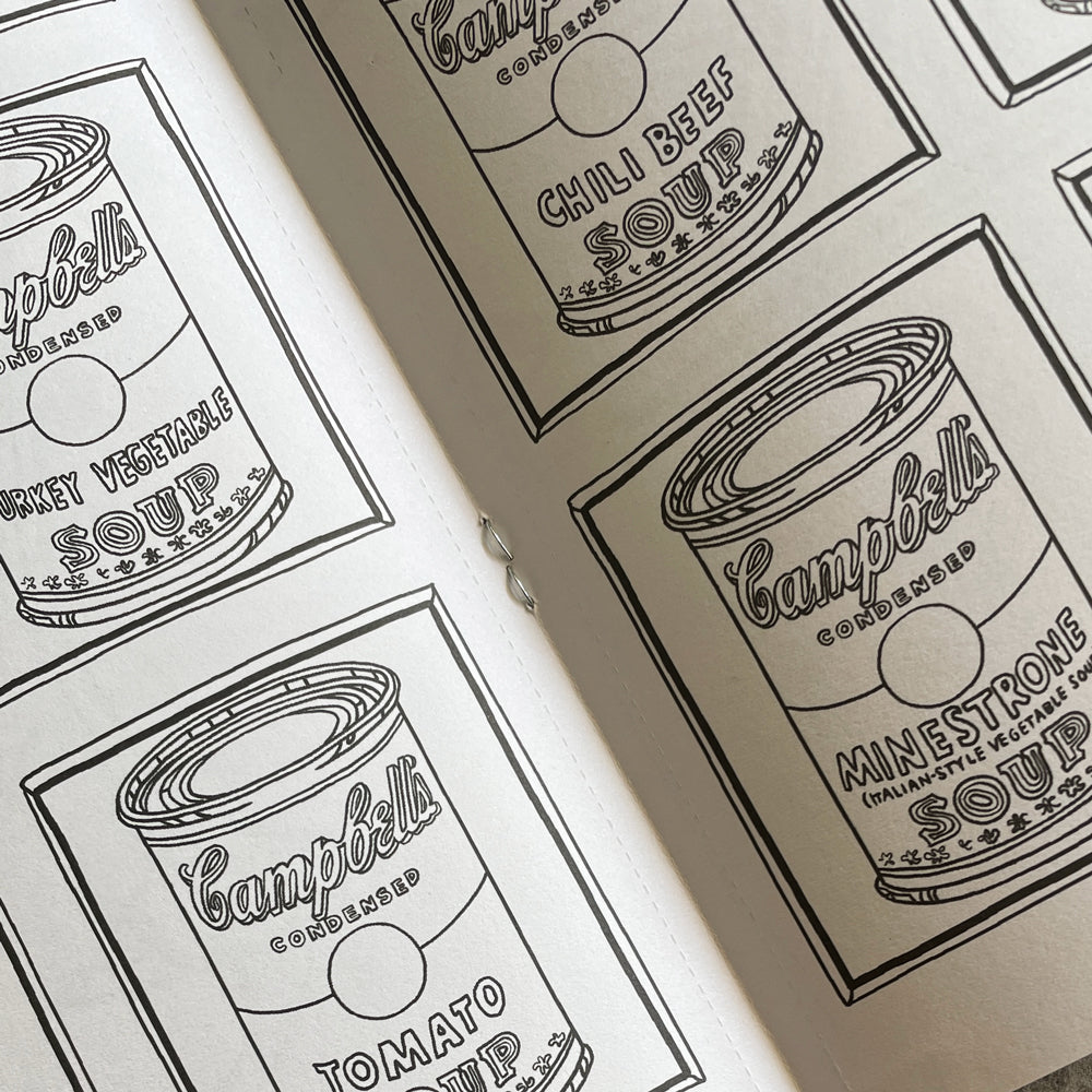 Andy Warhol Coloring Book