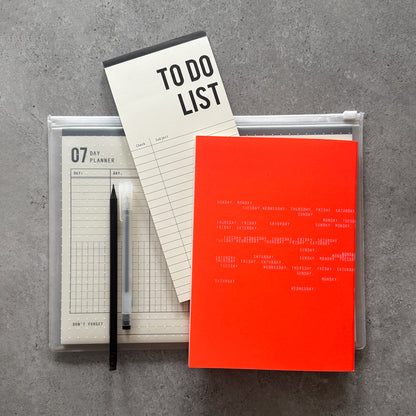 Do Something Everyday Set with Weekly 07 Day Planner — KaRiniTi writing set