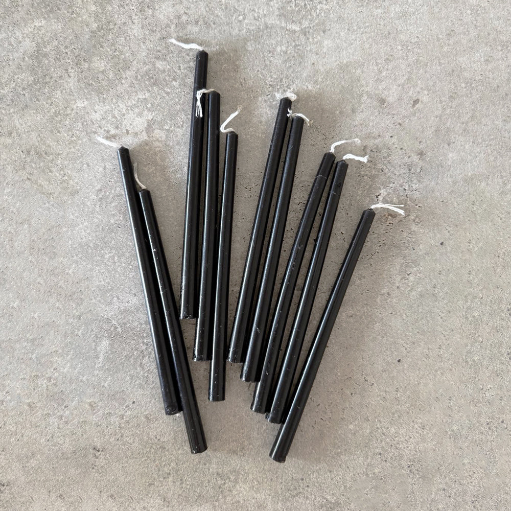 45 Hanukkah Candles - Black