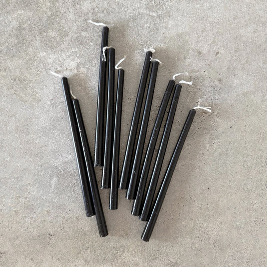 45 Hanukkah Candles - Black