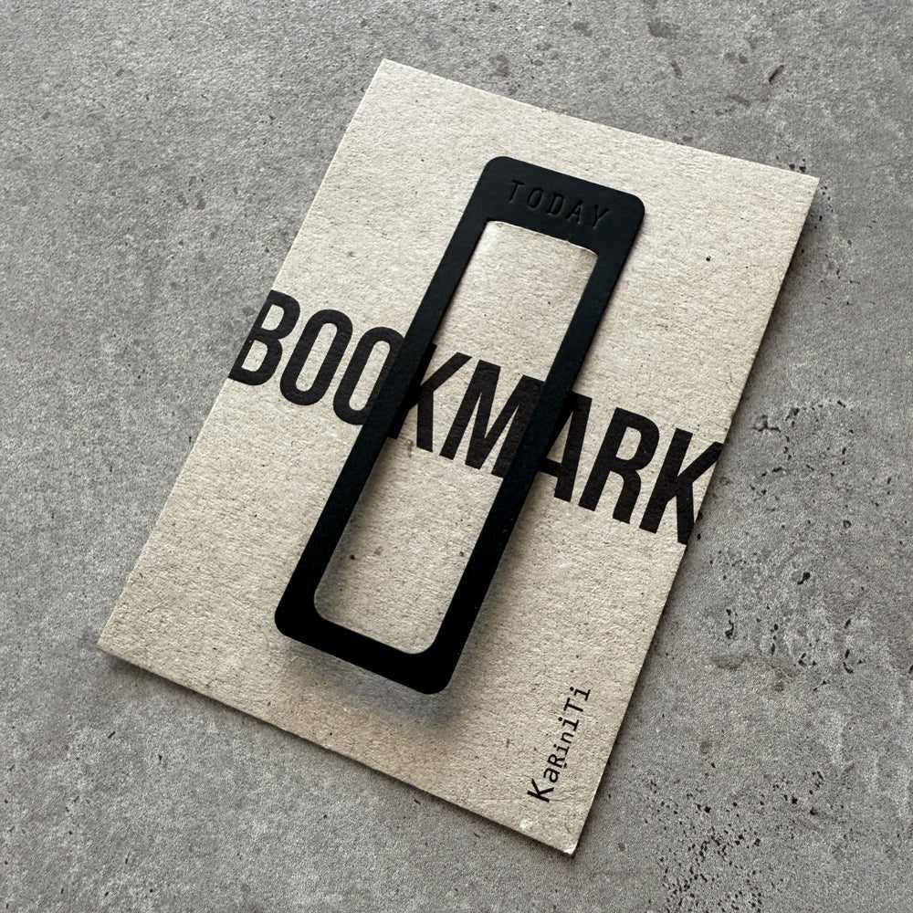 Paper Clip Bookmark - Black