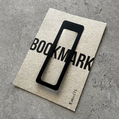 Paper Clip Bookmark - Black