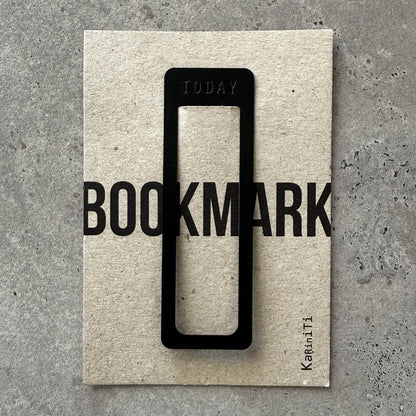 Paper Clip Bookmark - Black