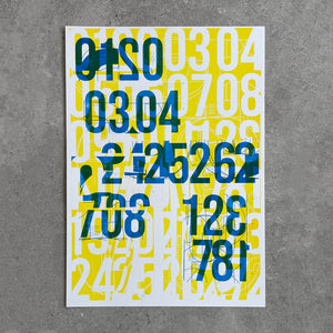 RISO Print - Yellow / Blue