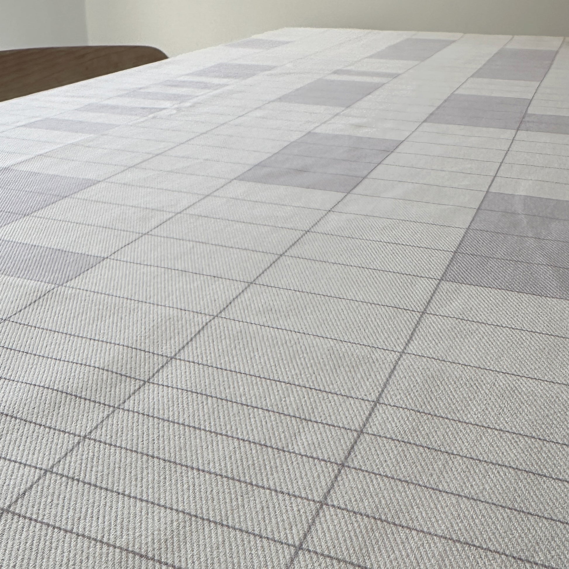 KaRiniTi tablecloth, notebook-inspired design, yellow