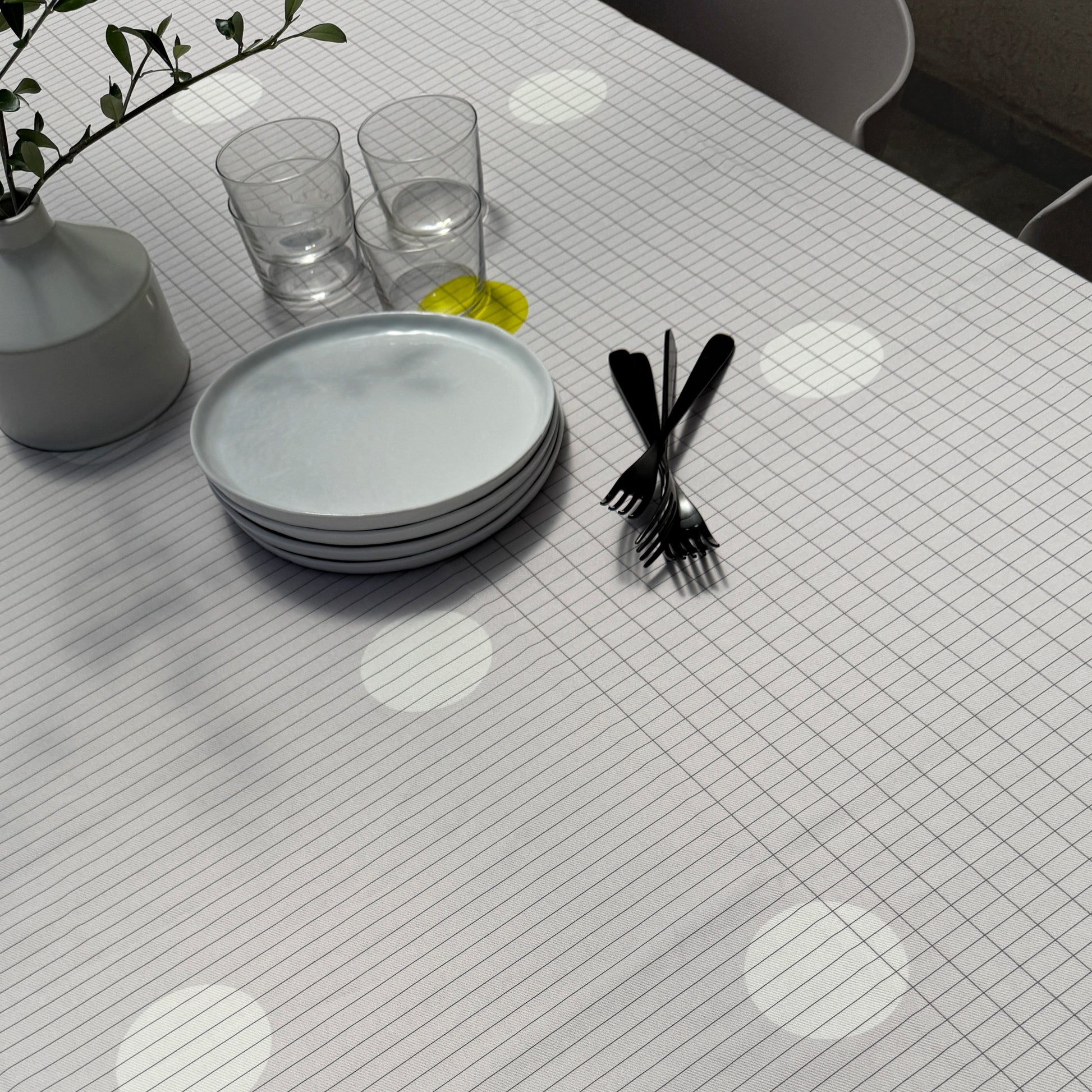 KaRiniTi tablecloth notebook yellow – detail