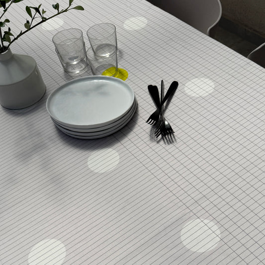 KaRiniTi tablecloth notebook yellow – detail