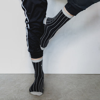 Grid - Unisex Socks Collection by KaRiniTi - Black