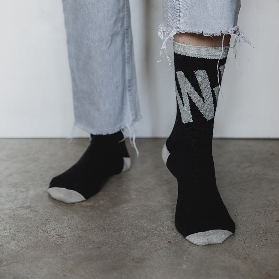 WIP - Unisex Socks Collection by KaRiniTi - Black