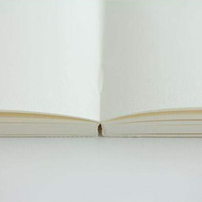 MIDORI MD Notebook A4 - Blank - sewn binding close-up
