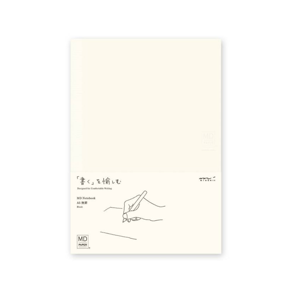 MIDORI MD Notebook A5 - Blank - cover in original packaging
