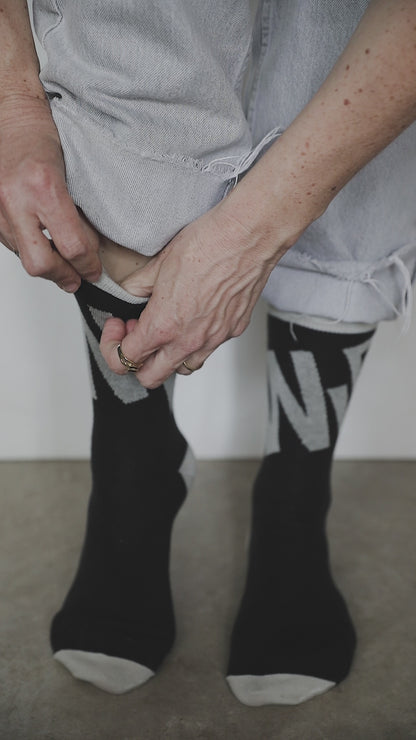 WIP - Unisex Socks Collection by KaRiniTi - Black