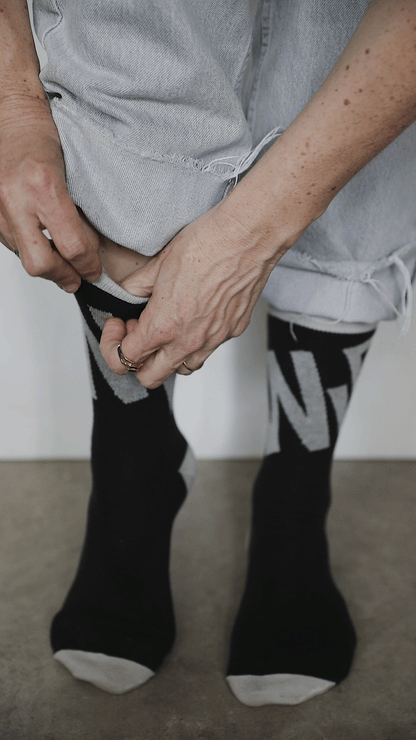 WIP - Unisex Socks Collection by KaRiniTi - Black