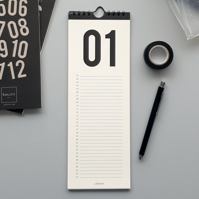 Perpetual Calendar -   Yearly Calendar for your special dates     ▲ Hi-Quality 300 gr. paper  ▲ 30 cm X 10.5 cm  ▲ With a hook for hanging