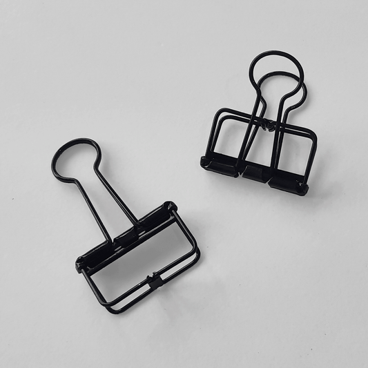 KaRiniTi Studio Black Hollow Binder Clip