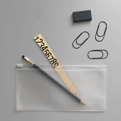 KaRiniTi - Brass Ruler with Black Print  18 cm
