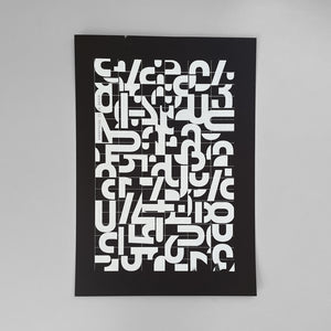 Screen Print - "Everything is in order" - Black