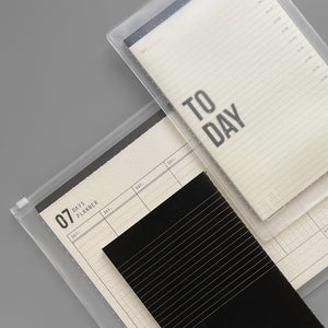The Super Efficiency Today Combo  In this combo you'll find:  ▲ 07 Days Planner - Weekly Organizer  ▲ Today Notepad  ▲ Black Notebook (Dotted Grid / Line Paper)