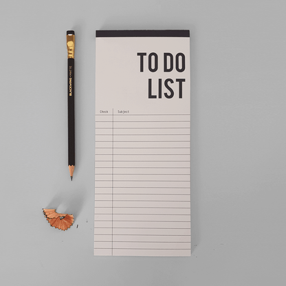 KaRiniTi - The Write It and Do It Combo  In this combo you'll find:  ▲ Spiral Notebook - Quote - Black / Gray  ▲ To Do List  ▲ Blackwing Pencil - Matte