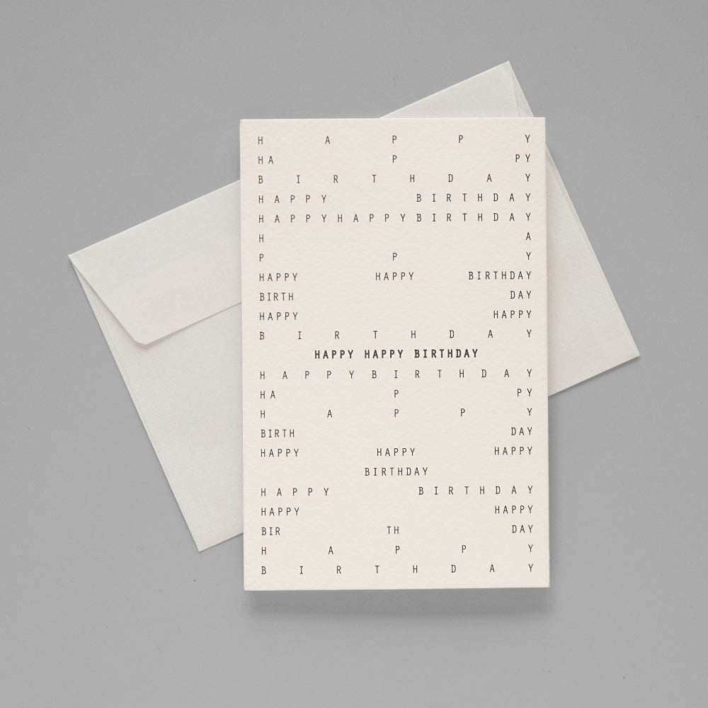 Greeting Card - Happy Happy Birthday - KaRiniTi