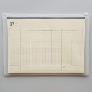 KaRiniTi Design studio, Obsessions with stationery products and paper goods. 7 Days Weekly Planner Notepad Paper Block